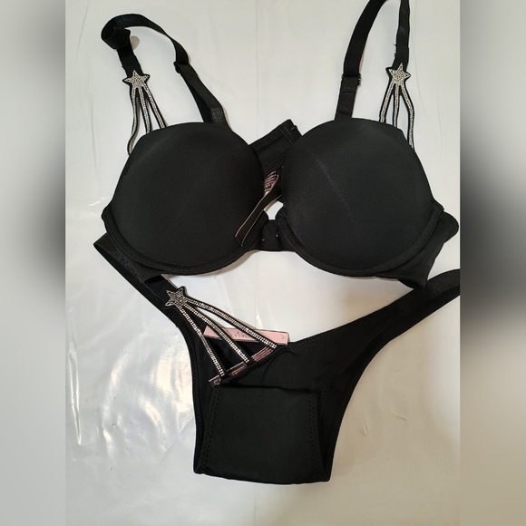 Victoria's Secret Other - NWT Victoria's Secret Starstruck Shine Strap Push-Up Bra And Panties